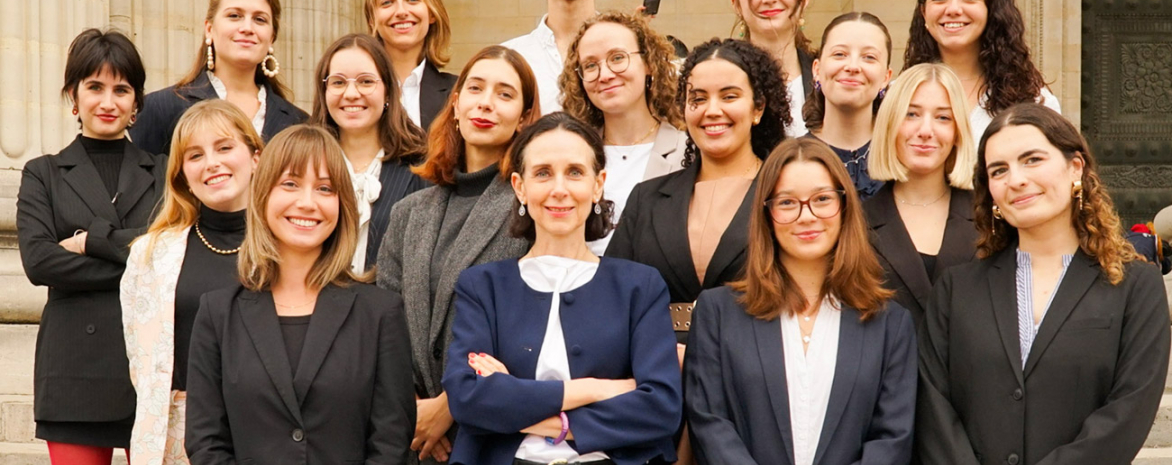 Photo de la promotion 2025-2026 du M2 Communication, sociologie du droit et de la justice