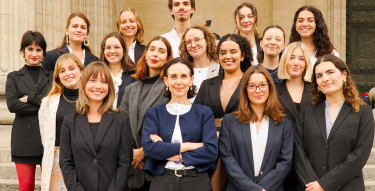 Photo de la promotion 2025-2026 du M2 Communication, sociologie du droit et de la justice