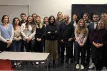 Photo de la Rencontre avec Richard Malka, parrain de la promotion 2023-2024
