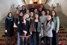 Visite des étudiants du Master 2 au sénat