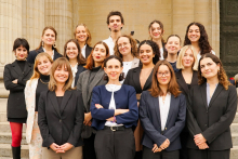  Photo de la promotion 2025-2026 du M2 Communication, sociologie du droit et de la justice