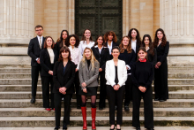  Photo des promotions 2024-2025 du M2 Communication et sociologie du droit et de la justice