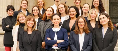 Photo de la promotion 2025-2026 du master 2 Communication, sociologie du droit et de la justice